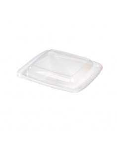 Couvercle plat transparent en plastique PET 205x205mm - 300Pcs