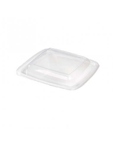Couvercle plat transparent en plastique PET 205x205mm - 300Pcs