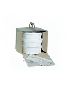 Boite à emporter carton kraft brun "Coup de poing"  176x176mm H150mm - 100Pcs